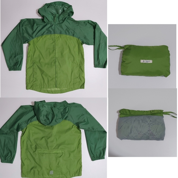 Lands' End Kids Packable Windbreaker Medium 10-12 - Picture 2 of 15